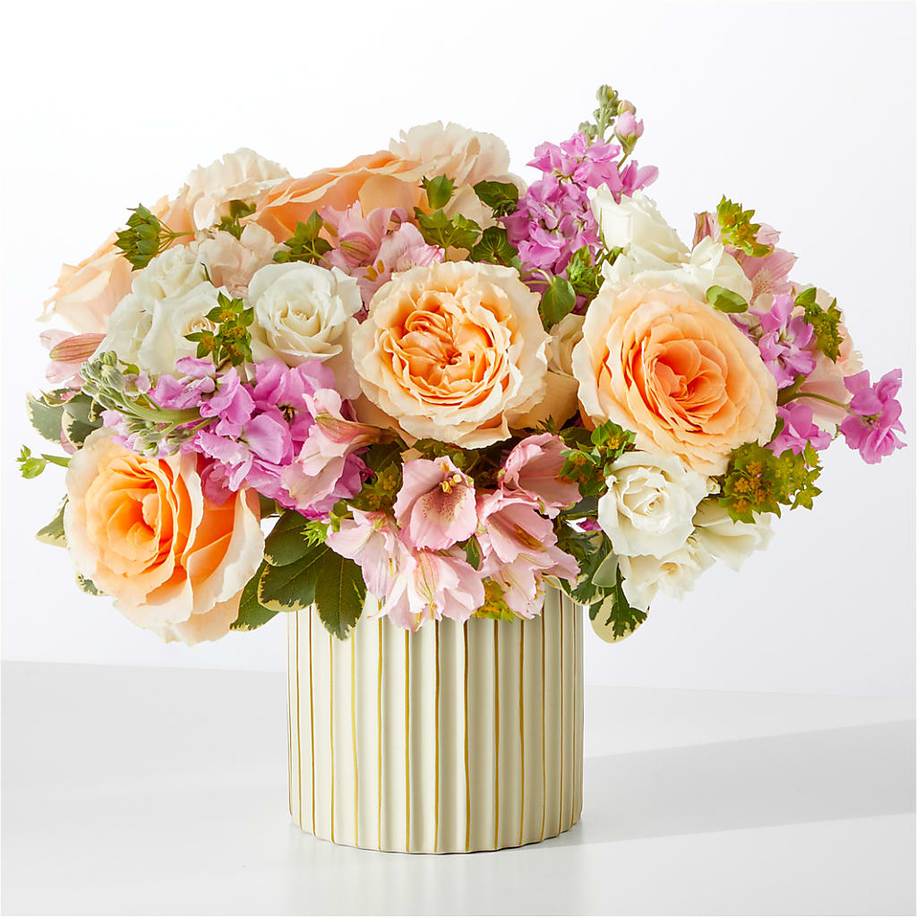Paradise Bouquet with Ivory Vase – Village Bloom Florist, Folsom LA