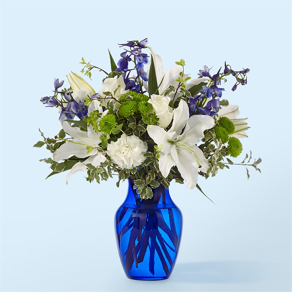 Santorini Bouquet – Village Bloom Florist, Folsom LA