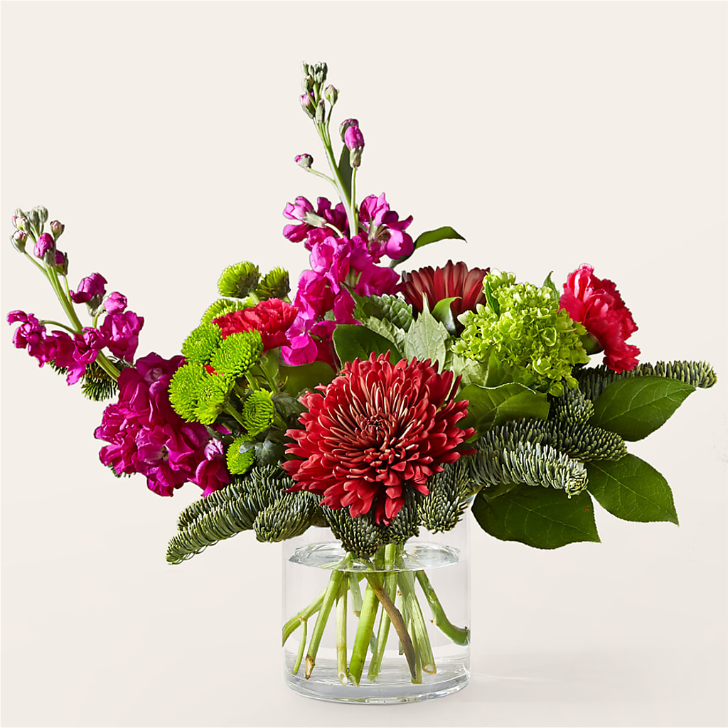 All the Tinsel Bouquet – Village Bloom Florist, Folsom LA