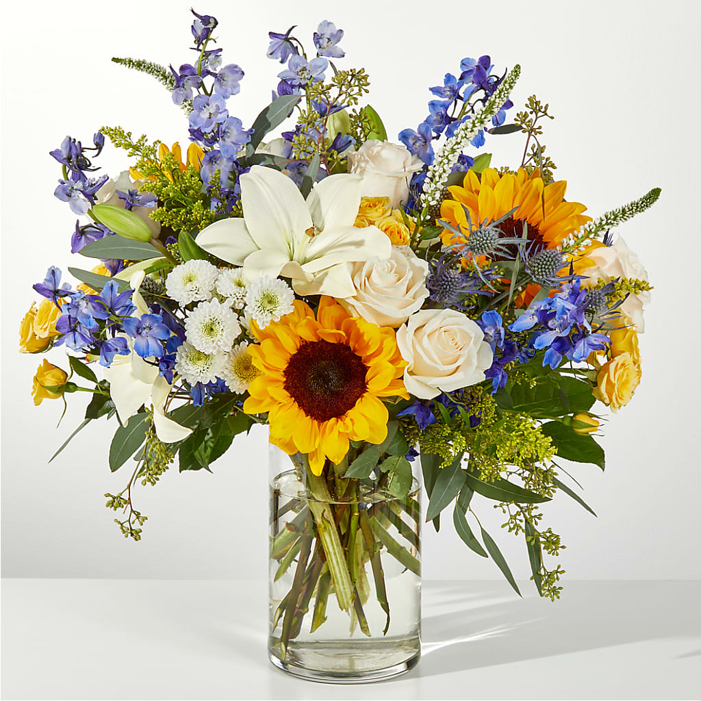 Wonderfully Sunny Bouquet – Village Bloom Florist, Folsom LA