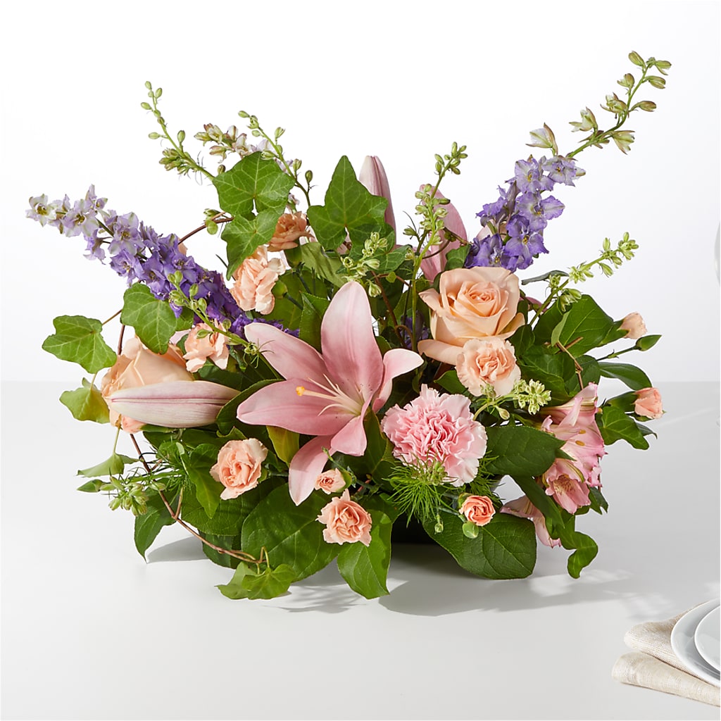 Blossom Time Centerpiece – Village Bloom Florist, Folsom LA