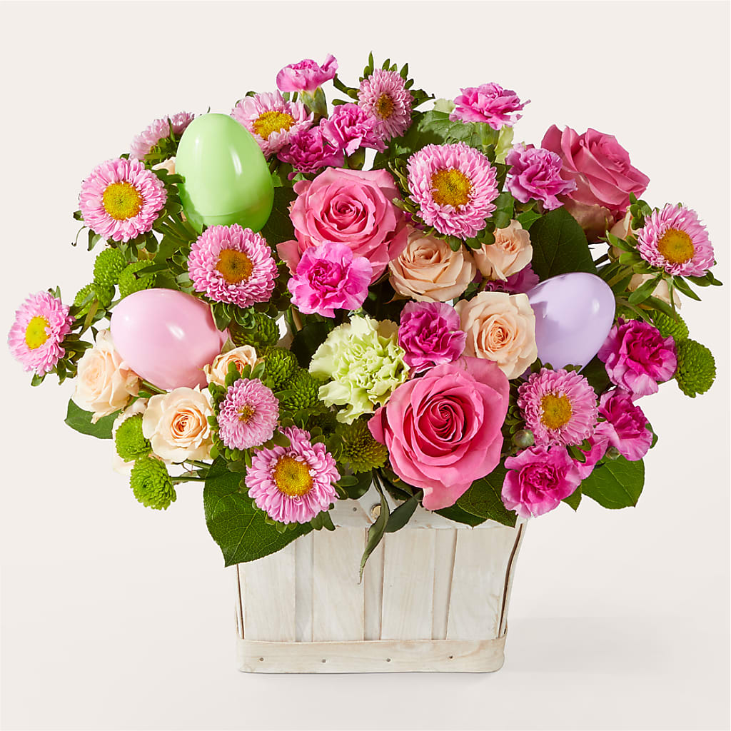 Get Eggcited Basket – Village Bloom Florist, Folsom LA