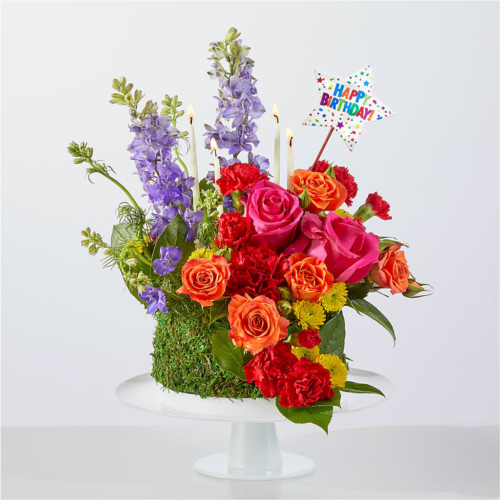 Best Year Yet Floral Cake – Village Bloom Florist, Folsom LA