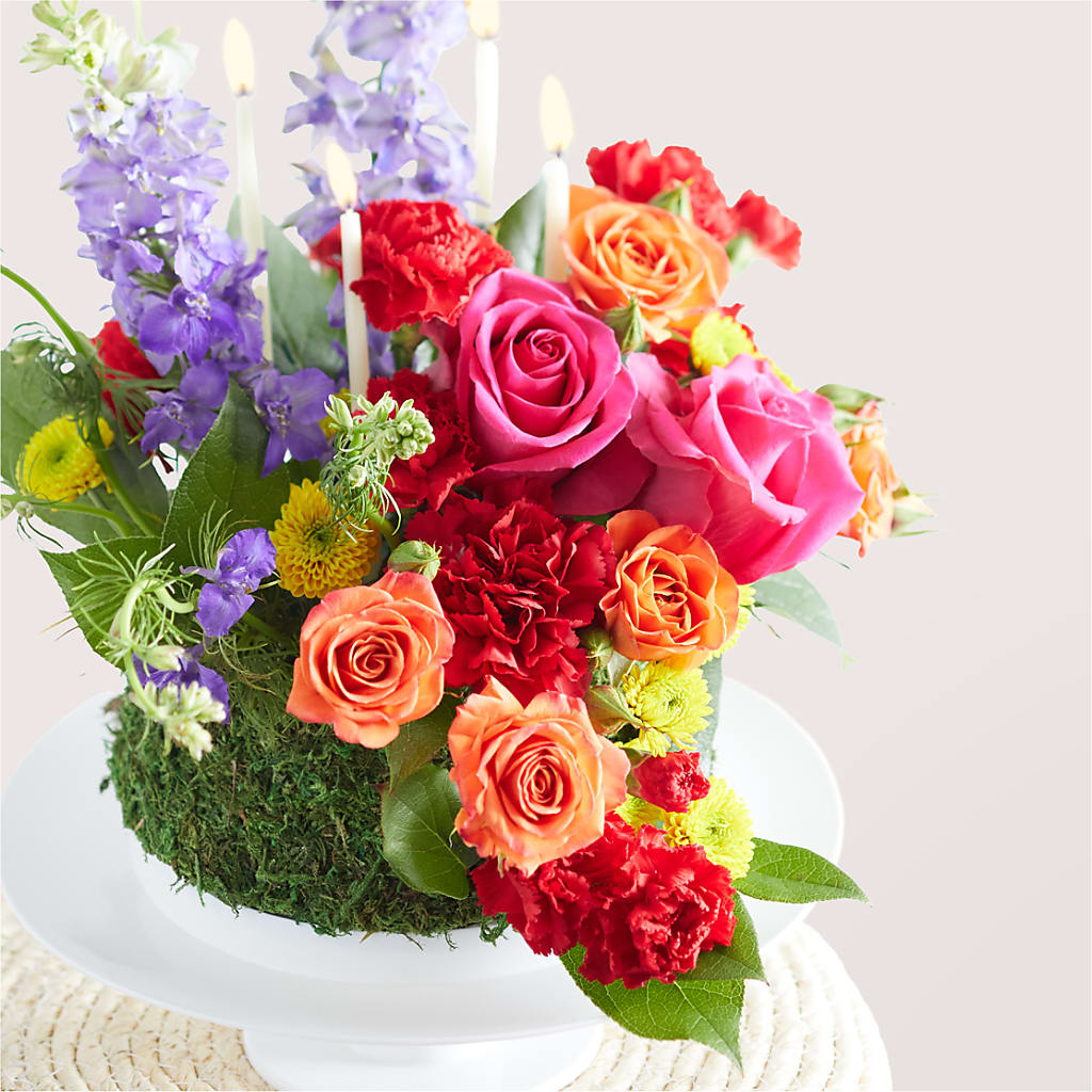 Best Year Yet Floral Cake – Village Bloom Florist, Folsom LA