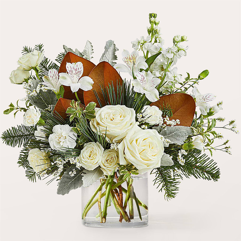 Fresh Snowfall Bouquet – Village Bloom Florist, Folsom LA