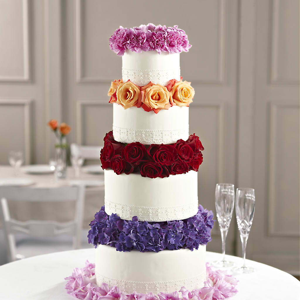 Infinite Love Cake Décor – Village Bloom Florist, Folsom LA