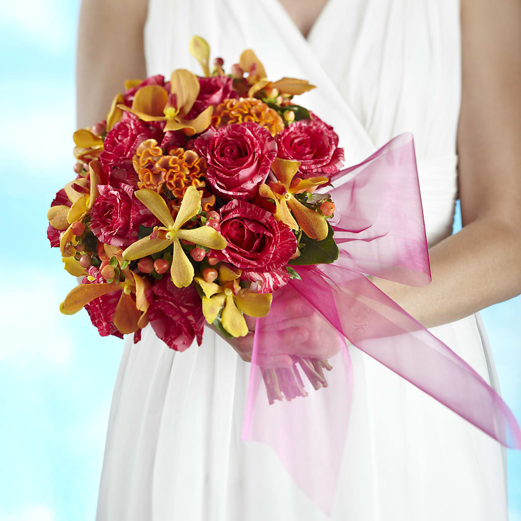 Brilliant Shades of Love Bouquet – Village Bloom Florist, Folsom LA