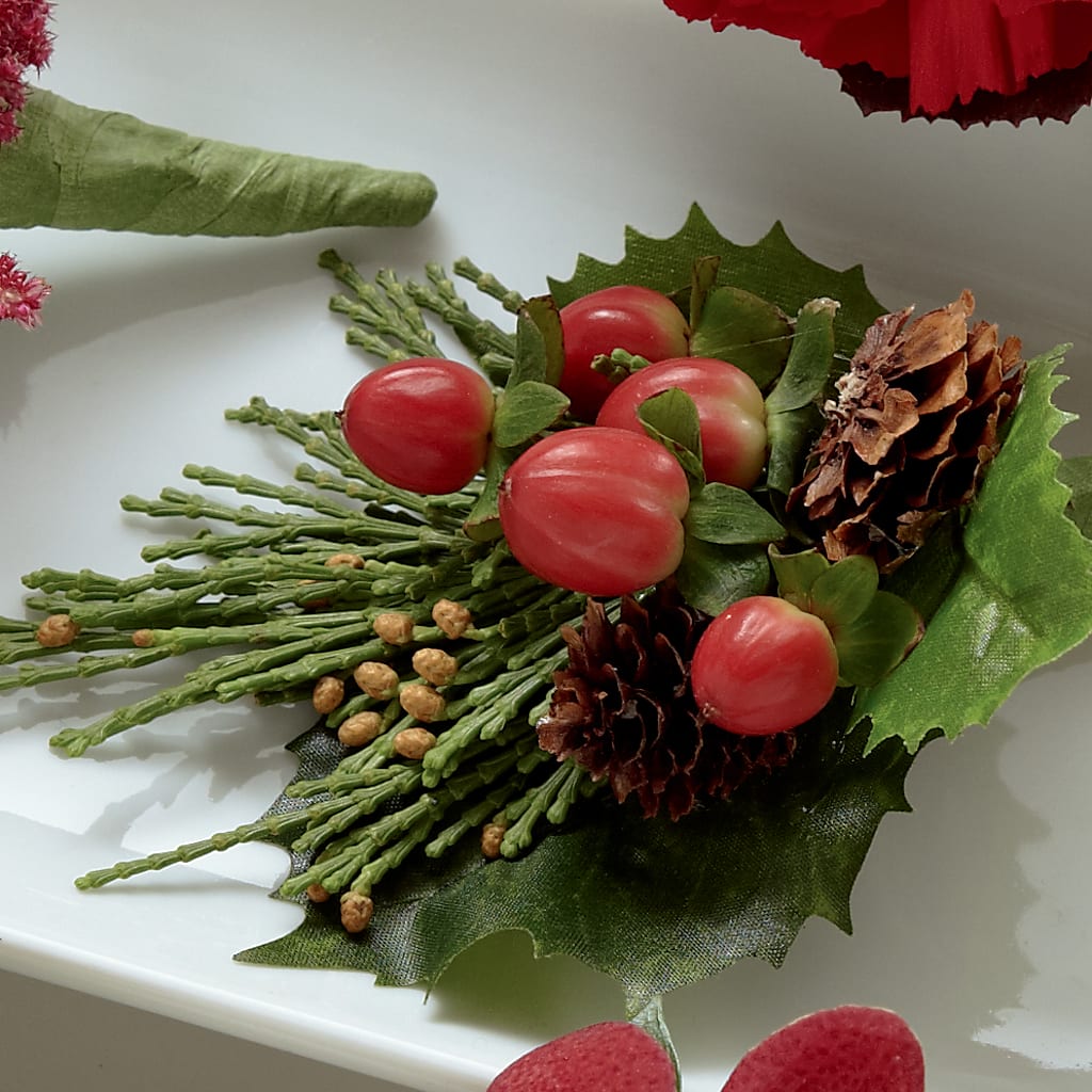 Red Berry Boutonniere – Village Bloom Florist, Folsom LA