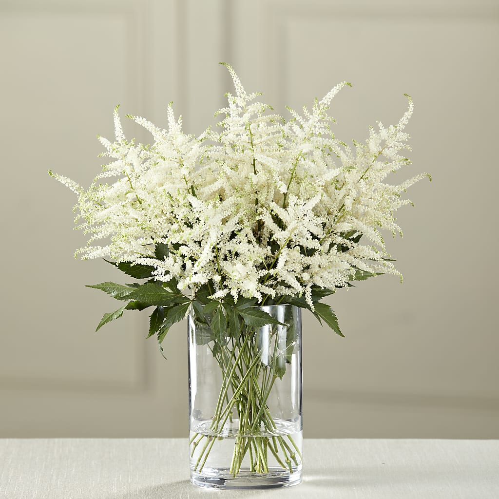 White Astilbe Bouquet – Village Bloom Florist, Folsom LA