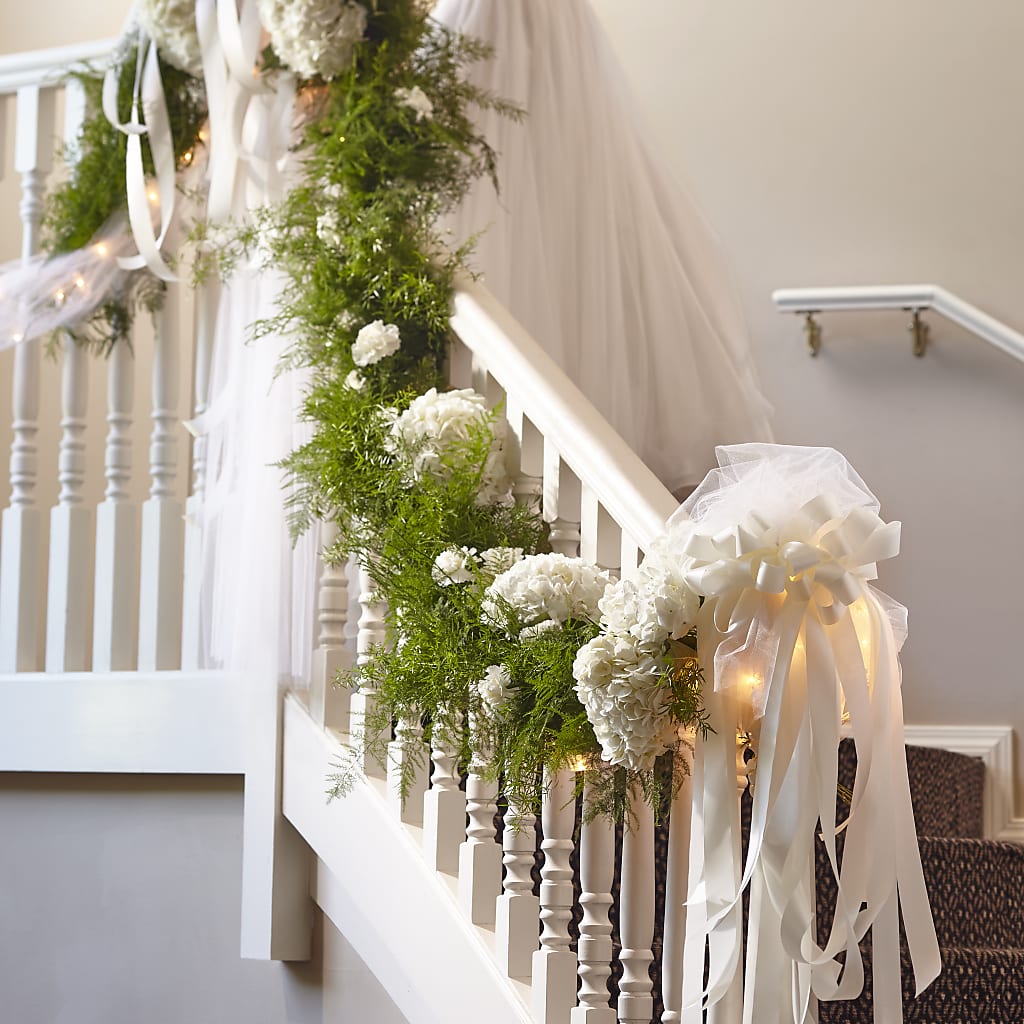 Champagne Dreams Garland – Village Bloom Florist, Folsom LA