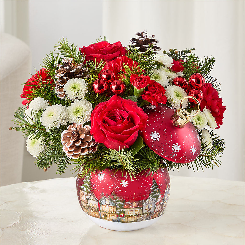 Christmas Carols Ornament –  Village Bloom Florist, Folsom LA