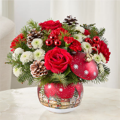 Christmas Carols Ornament –  Village Bloom Florist, Folsom LA