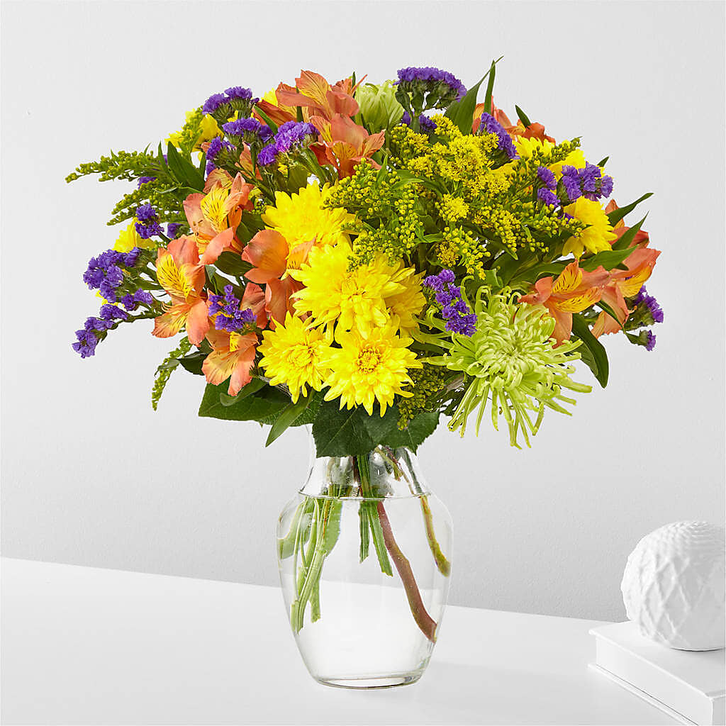 Marmalade Skies Bouquet –  Village Bloom Florist, Folsom LA
