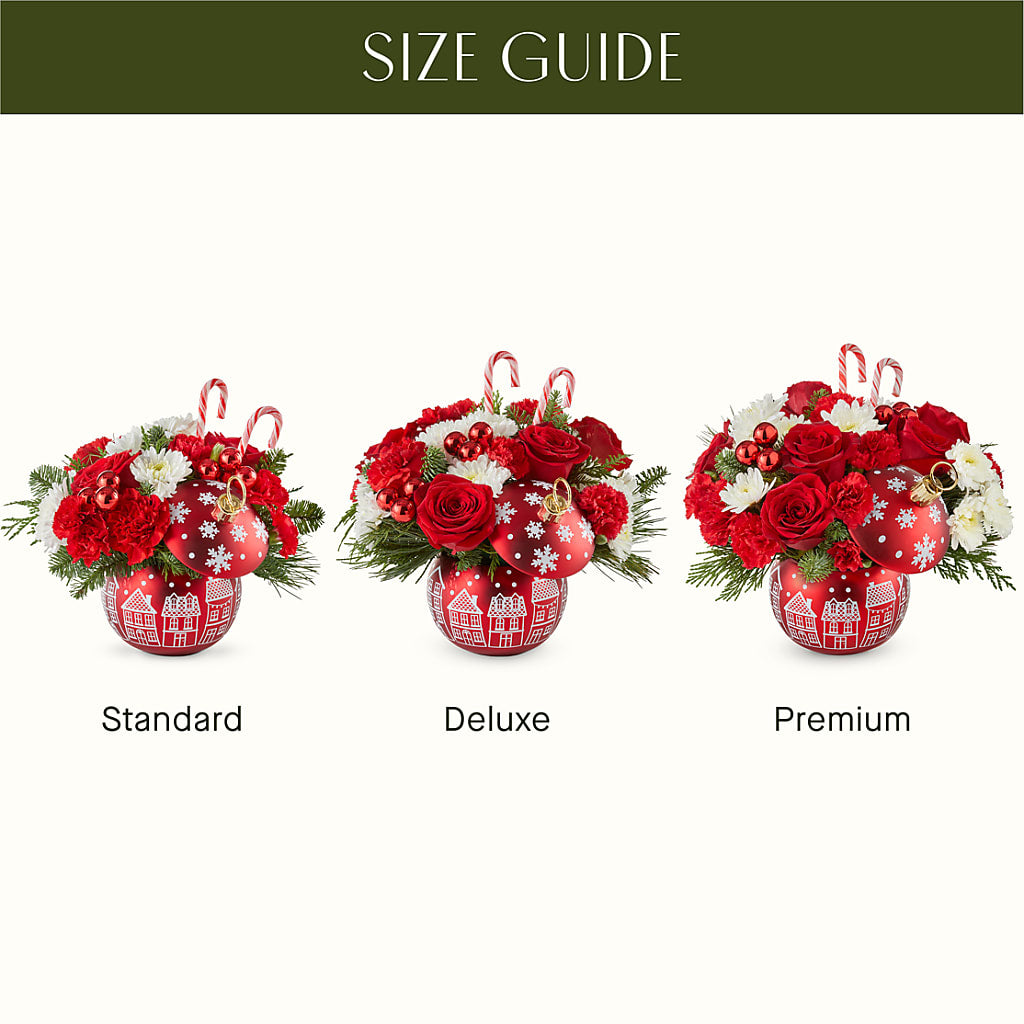 Cheer in the Air Ornament –  Village Bloom Florist, Folsom LA