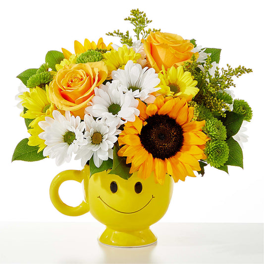 Be Happy Bouquet –  Village Bloom Florist, Folsom LA
