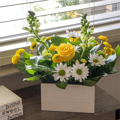 Sun Salutation Box Bouquet –  Village Bloom Florist, Folsom LA