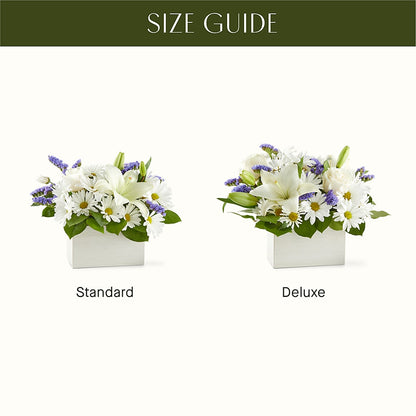 Beyond Blue Box Bouquet –  Village Bloom Florist, Folsom LA