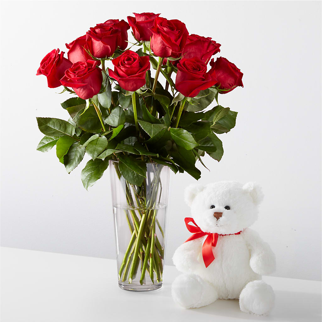 Romantic Long Stem Red Rose Bouquet Bundles –  Village Bloom Florist, Folsom LA