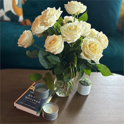 Long Stem Yellow Rose Bouquet –  Village Bloom Florist, Folsom LA