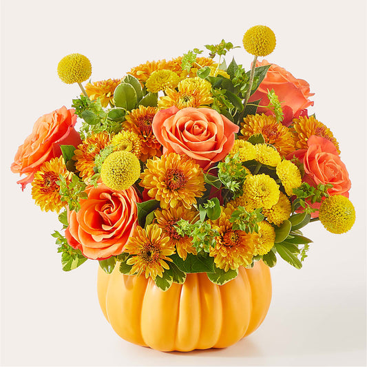 Gourdgeous Pumpkin –  Village Bloom Florist, Folsom LA