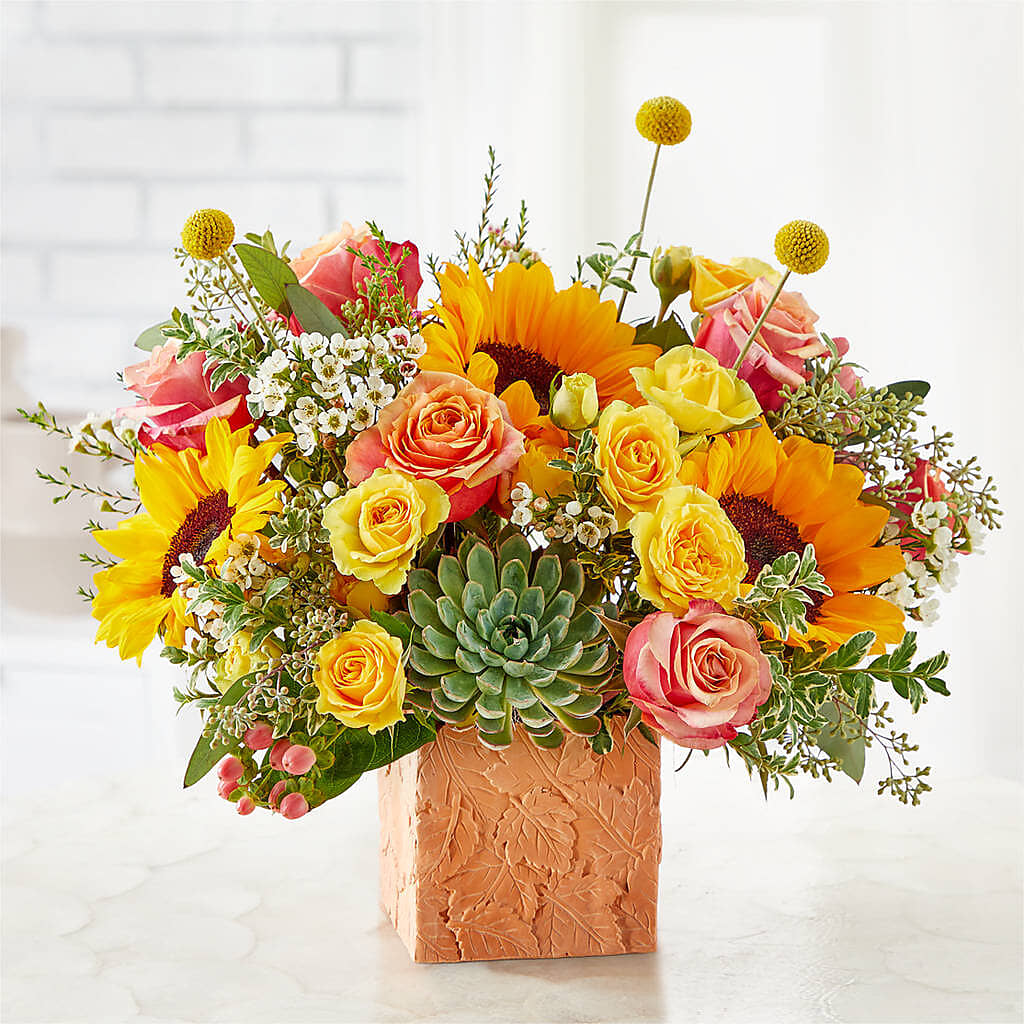 Sunflower Season Bouquet –  Village Bloom Florist, Folsom LA