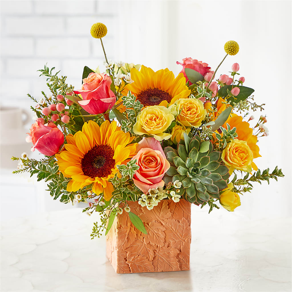 Sunflower Season Bouquet –  Village Bloom Florist, Folsom LA