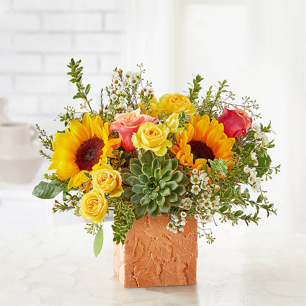 Sunflower Season Bouquet –  Village Bloom Florist, Folsom LA