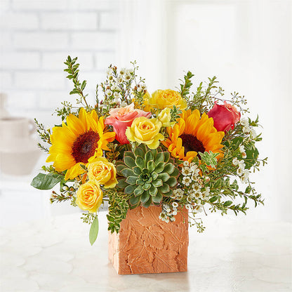 Sunflower Season Bouquet –  Village Bloom Florist, Folsom LA