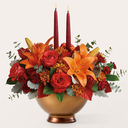 Fruits of Fall Centerpiece –  Village Bloom Florist, Folsom LA