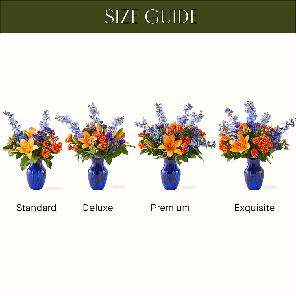 Radiant Citrus Bouquet –  Village Bloom Florist, Folsom LA