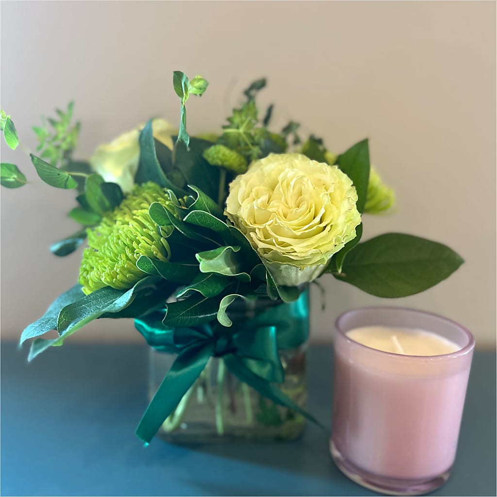Emerald Forest Bouquet –  Village Bloom Florist, Folsom LA