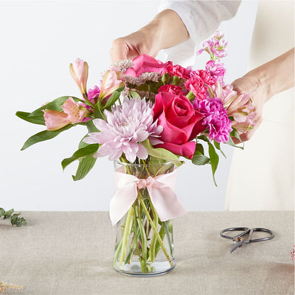 Pink Ribbon - A Florist Original –  Village Bloom Florist, Folsom LA