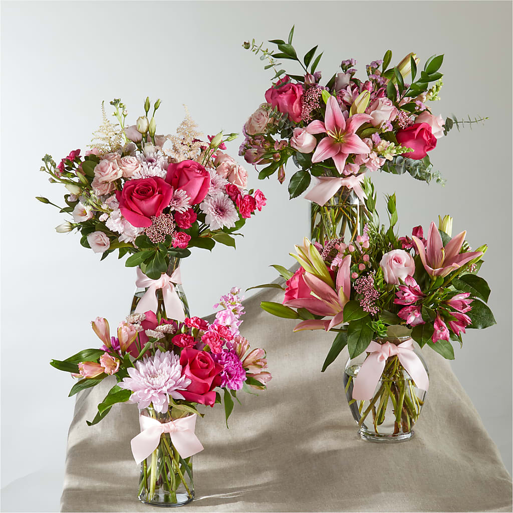 Pink Ribbon - A Florist Original –  Village Bloom Florist, Folsom LA