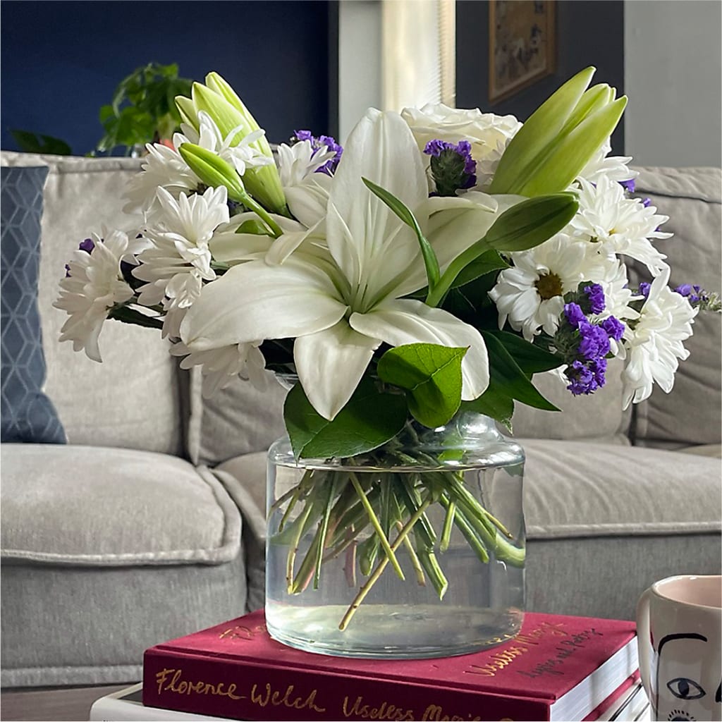 Beyond Blue Bouquet –  Village Bloom Florist, Folsom LA