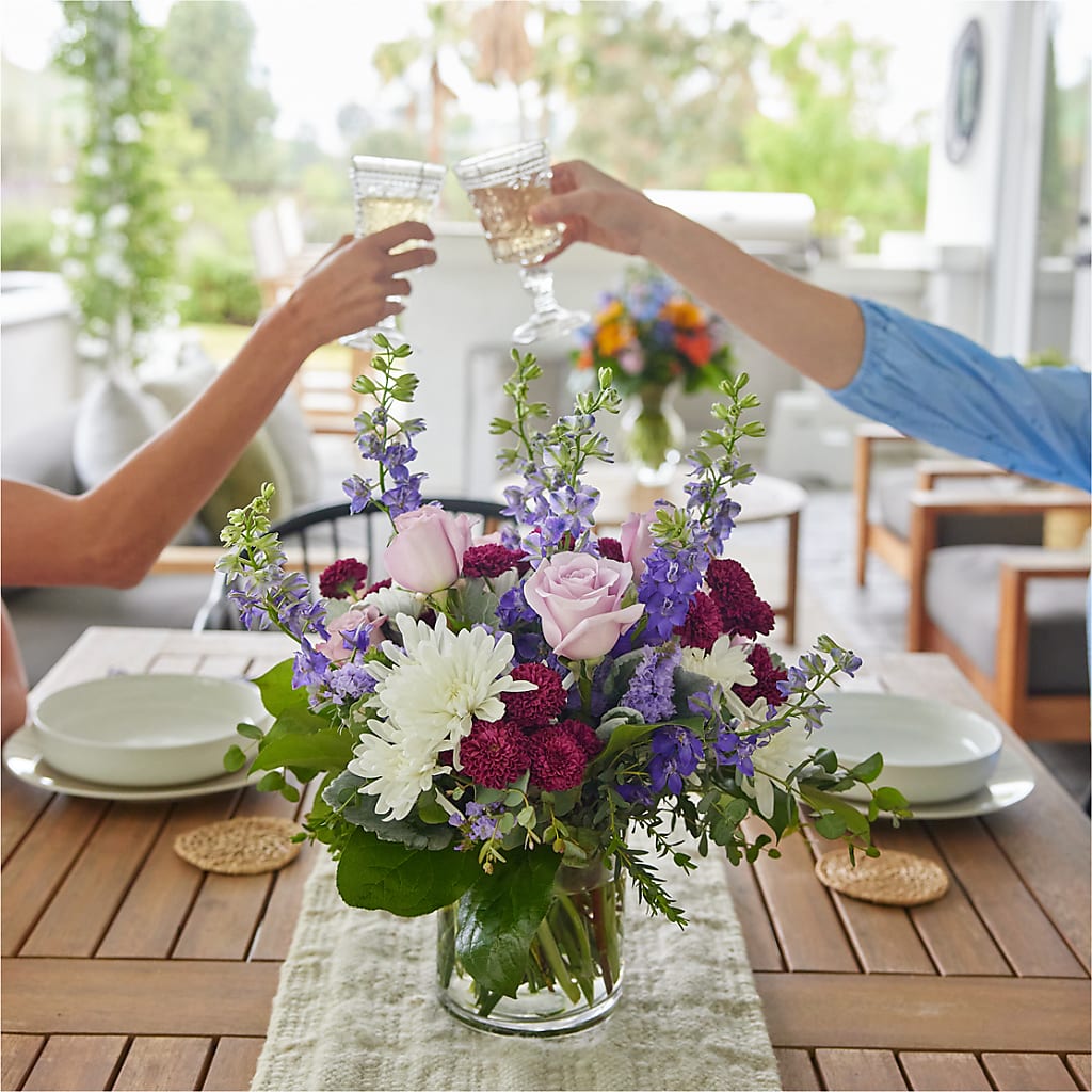 Violet Frost Bouquet –  Village Bloom Florist, Folsom LA