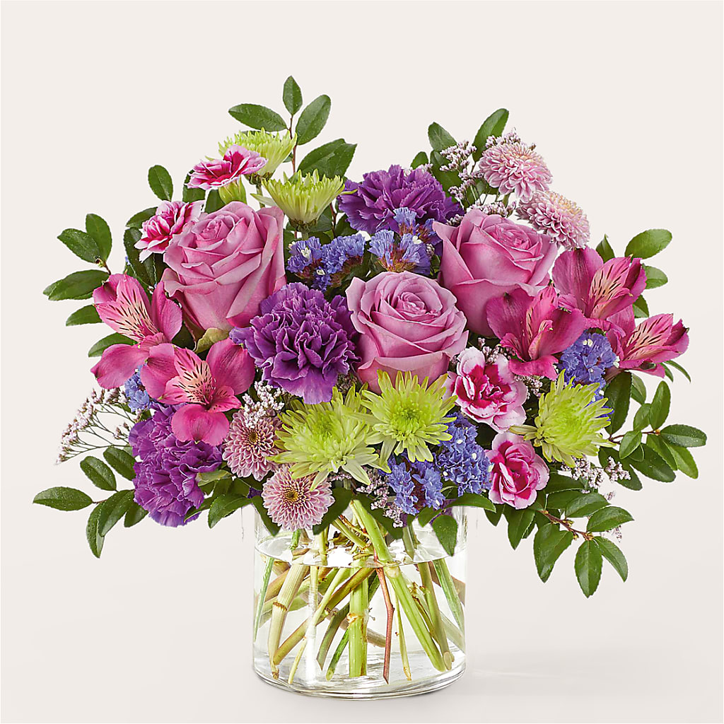 Glass Half Full Bouquet –  Village Bloom Florist, Folsom LA