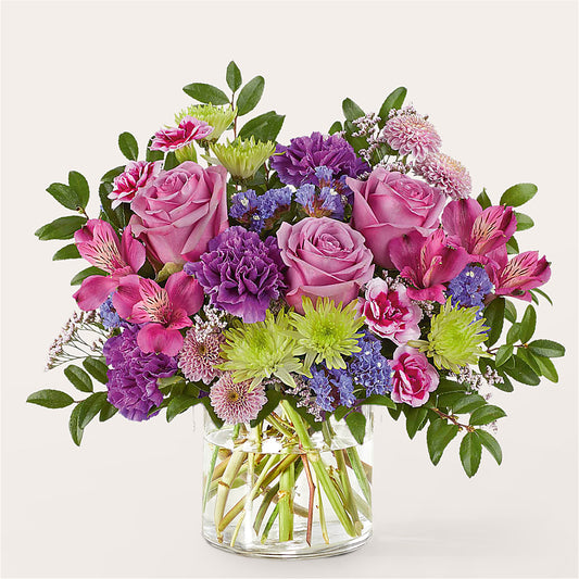 Glass Half Full Bouquet –  Village Bloom Florist, Folsom LA