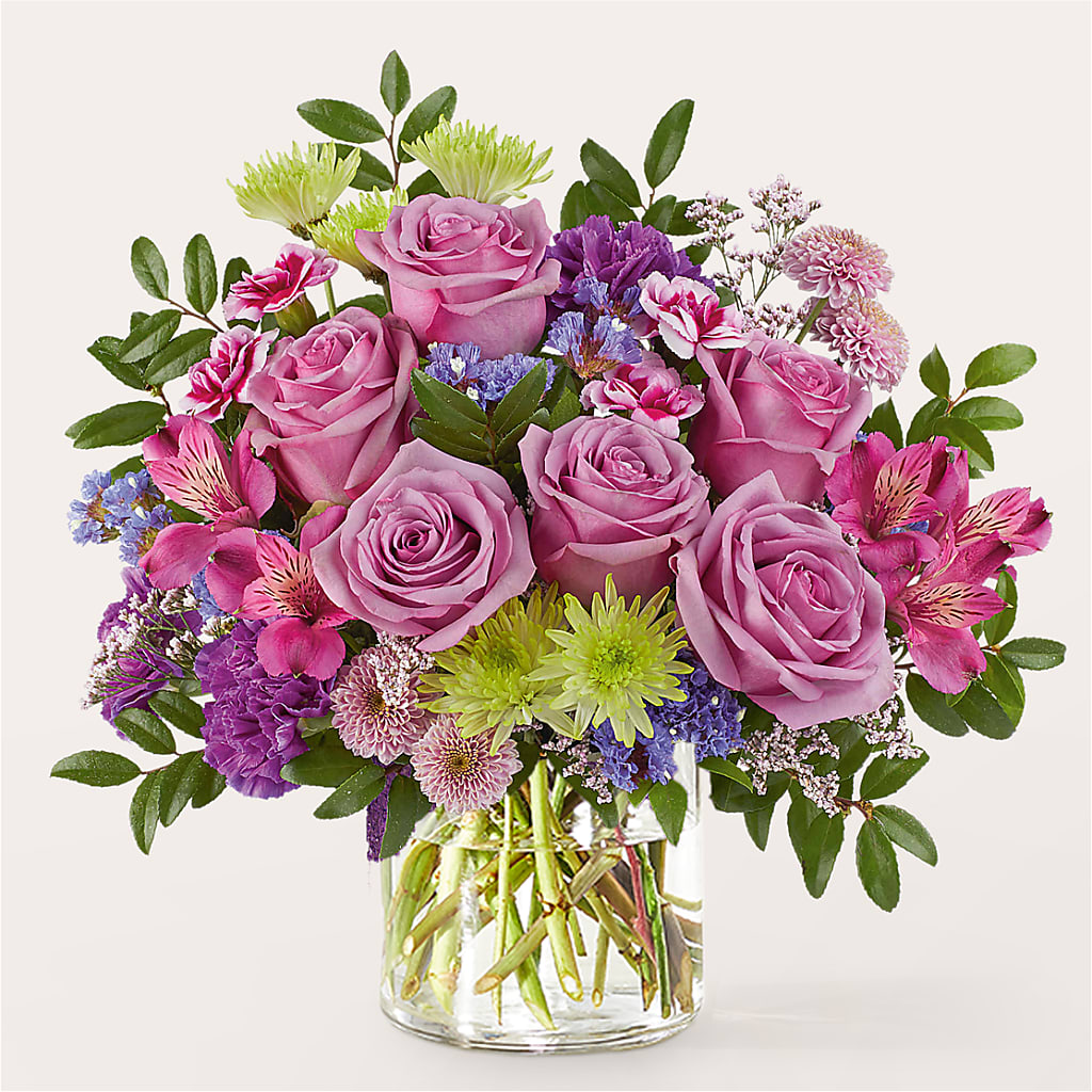 Glass Half Full Bouquet –  Village Bloom Florist, Folsom LA