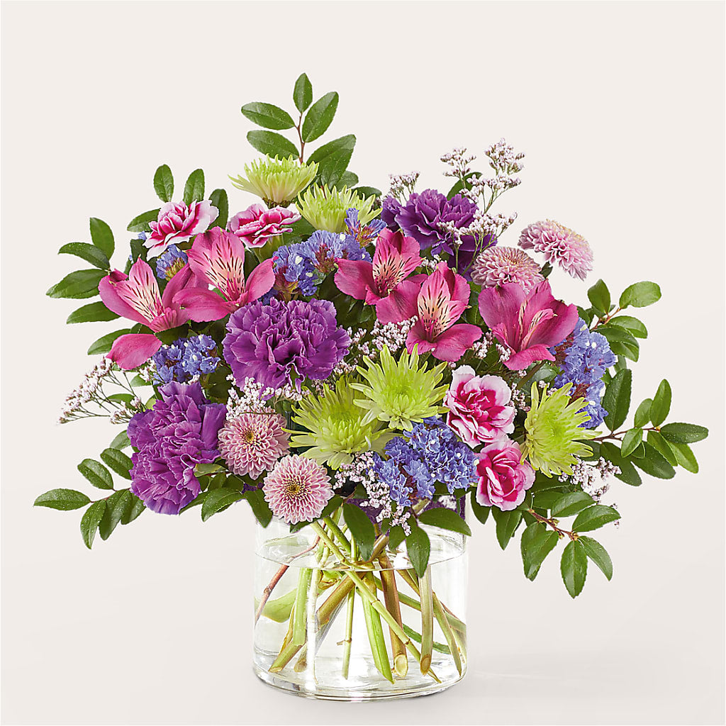 Glass Half Full Bouquet –  Village Bloom Florist, Folsom LA