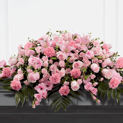 Garden of Comfort Casket Spray (Standard) –  Village Bloom Florist, Folsom LA