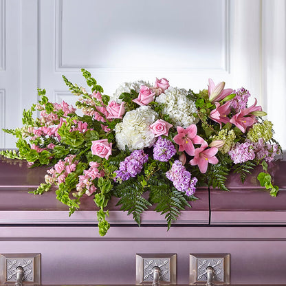 Life's Gratitude Casket Spray –  Village Bloom Florist, Folsom LA