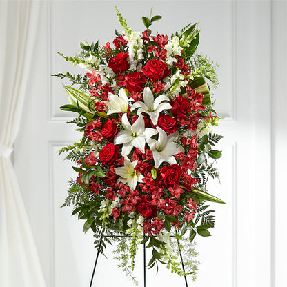 Everlasting Memory Standing Spray –  Village Bloom Florist, Folsom LA