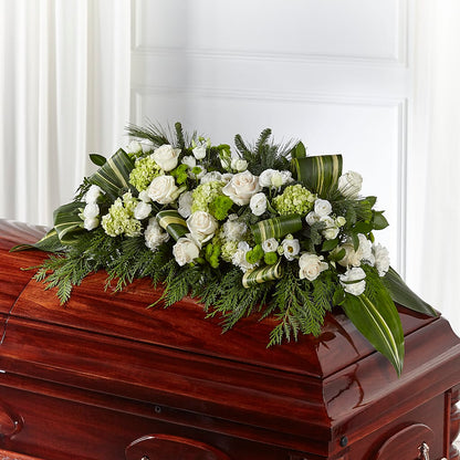 Hopeful Gesture Casket Spray –  Village Bloom Florist, Folsom LA