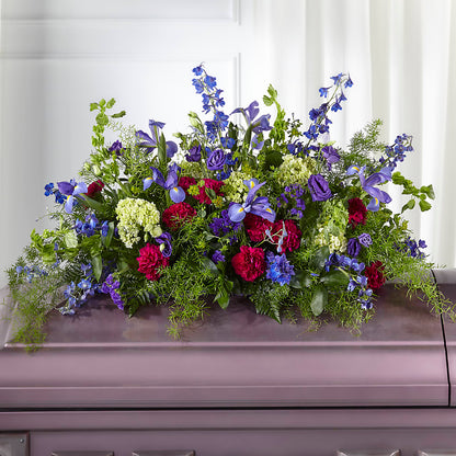 Always Treasured Casket Spray –  Village Bloom Florist, Folsom LA