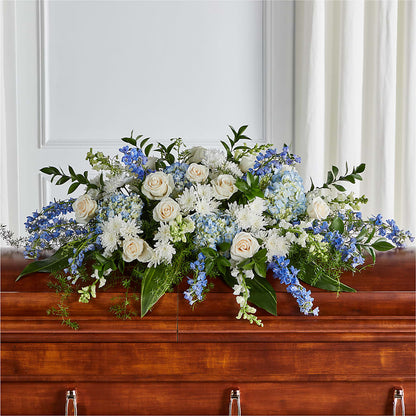 Timeless Essence Casket Spray –  Village Bloom Florist, Folsom LA