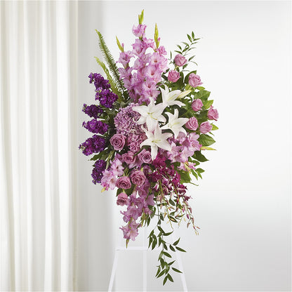 Never Alone Standing Spray –  Village Bloom Florist, Folsom LA