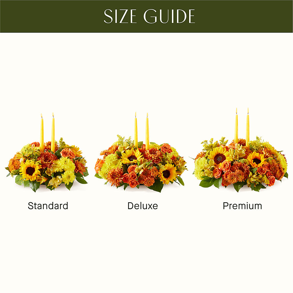 Autumn Harmony Centerpiece –  Village Bloom Florist, Folsom LA