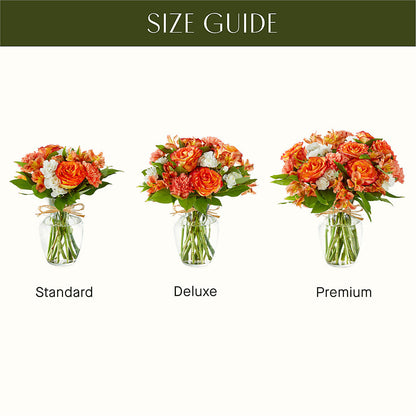 Apricot Glow Bouquet –  Village Bloom Florist, Folsom LA