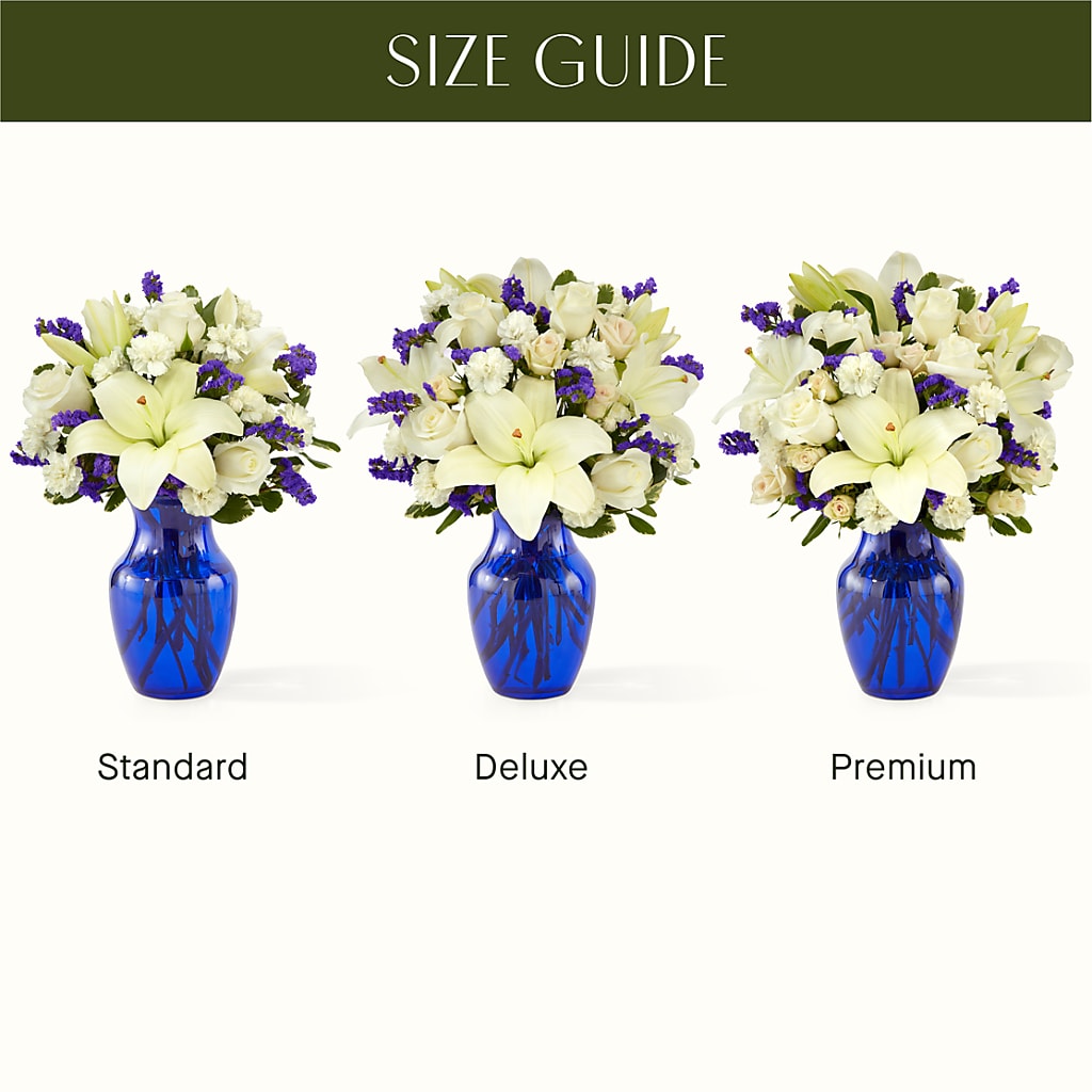 Sapphire Rush Bouquet –  Village Bloom Florist, Folsom LA