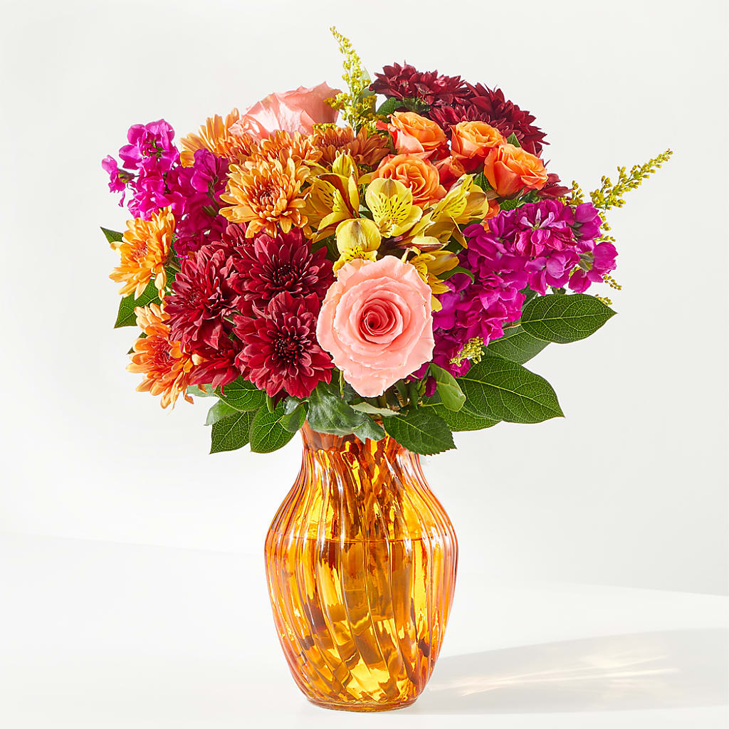 Amber Muse Bouquet –  Village Bloom Florist, Folsom LA